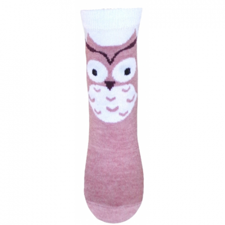 Sosete bebelusi si copii - Sosete pentru fete Milusie B2220R9-15-17-cm, Roz