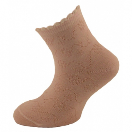Sosete bebelusi si copii - Sosete pentru fete Milusie B2233-R-21-22-cm, Roz