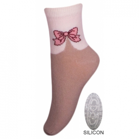 Sosete bebelusi si copii - Sosete pentru fete Milusie B2248-MA2-15-17-cm, Albastru