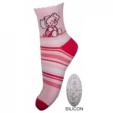 Sosete bebelusi si copii - Sosete pentru fete Milusie B2248-R-15-17-cm, Albastru