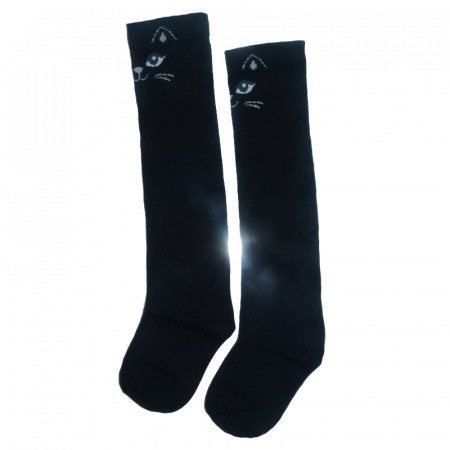 Îmbrăcăminte fete - Sosete pentru fete Milusie B5118-15-17-cm, Negru