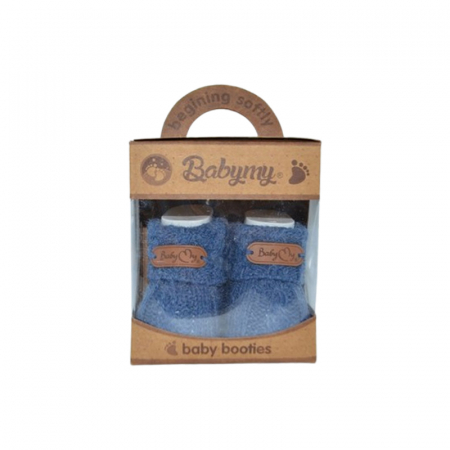 Sosete tricotate pentru bebelusi, Mini Junior, SSTRT-MJ7, Albastru [1]