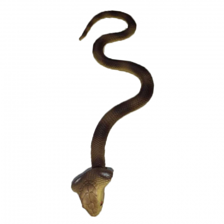 Figurina sarpe Cobra 16 cm Mini Junior SR-1M, Maro [1]