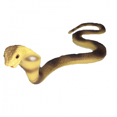 Joaca, activitati si ambalaje - Figurina sarpe Cobra 16 cm Mini Junior SR-1M, Maro