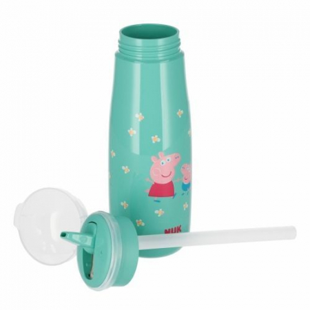 Sticla de apa pentru copii, 450 ml Nuk Mini-Me Peppa Pig, 441618, 12 luni+, Verde [2]
