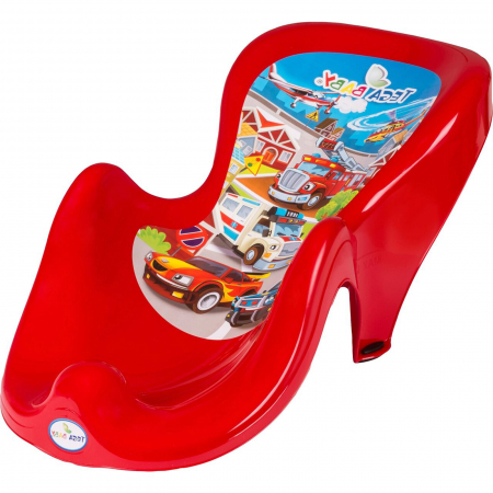 Cadite si suporturi bebelusi - Suport anatomic pentru cadita cu ventuze de sustinere Tega Baby Cars CS-003-121, Rosu