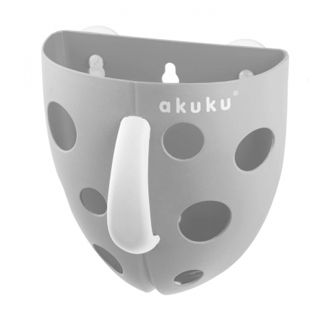 Jucarii pentru baie si accesorii - Suport de baie pentru jucarii Akuku A0346, Gri