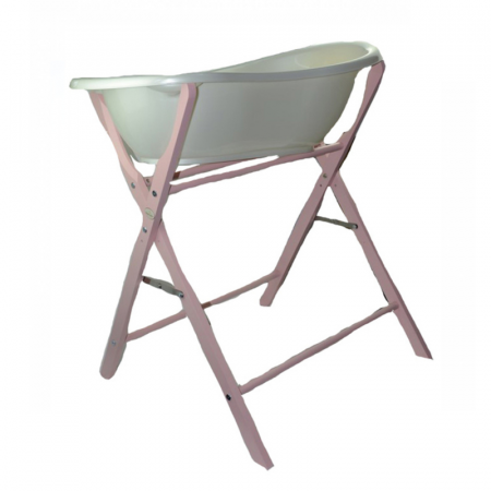 Suport din lemn pentru cadita 102 cm Tega Baby BE-001, Roz [2]