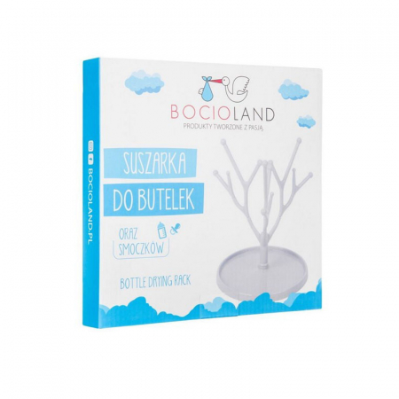 Suport pentru uscarea biberoanelor si accesoriilor Bocioland 650465, Alb [1]