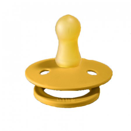 Suzete - Suzetă dinamică din cauciuc natural  Hevea S Bibs Mustard 010363, Galben