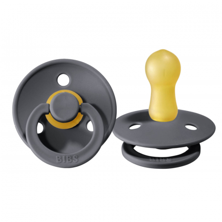 Suzeta anatomica din latex M Bibs Iron 020256, Gri [1]