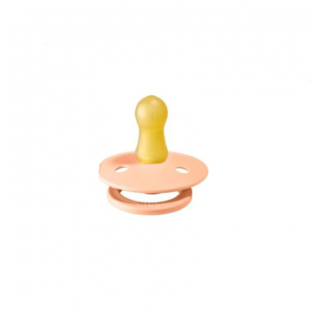 Suzete - Suzeta anatomica din latex M Bibs Peach 020416, Portocaliu