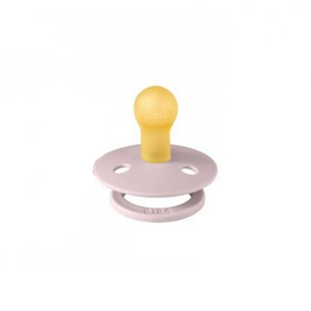 Suzete - Suzetă dinamică din cauciuc natural  Hevea, M Bibs Pink Plum 221196, Roz