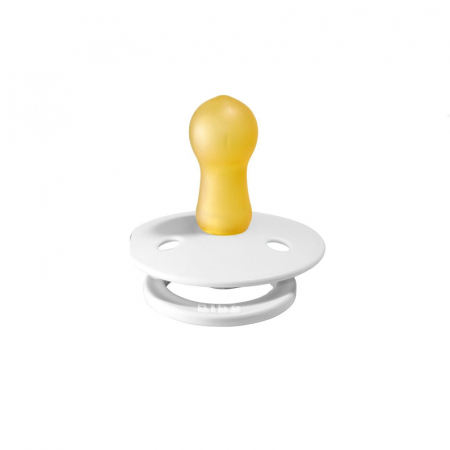 Suzete - Suzetă dinamică din cauciuc natural  Hevea, Bibs 010004, M, Alb