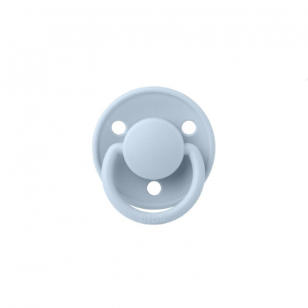 Suzeta anatomica din silicon Bibs De Lux Baby Blue 105281, Albastru [1]