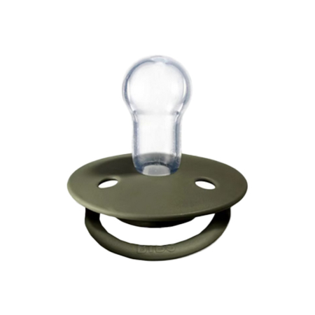 Suzete - Suzeta anatomica din silicon Bibs De Lux Green Hunter 194797, Verde