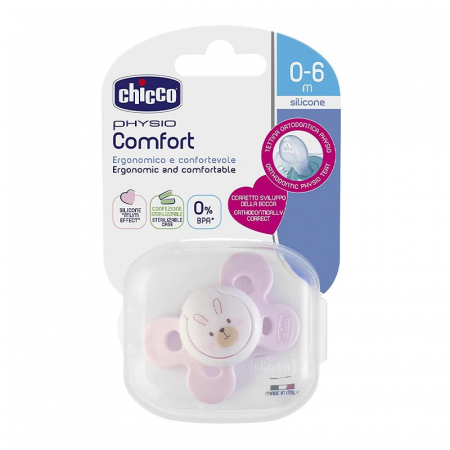 Suzeta ortodontica din silicon 0-6 luni Chicco Physio Forma 059010 [1]