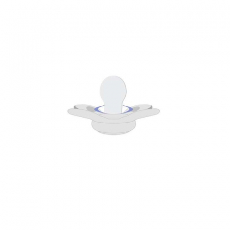 Suzeta ortodontica din silicon 6-16 luni Chicco Physio Forma 059058 [1]