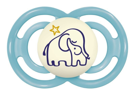 Suzete - Suzeta ortodontica din silicon, MAM Perfect Night 850974-6, Albastru