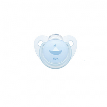 Suzete - Suzetă ortodontică din silicon Nuk Baby Rose & Blue 730132-2, Albastru