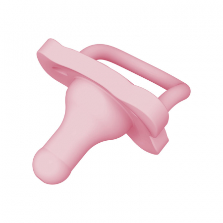 Accesorii masa bebe - Suzeta din silicon Dr. Brown's Happy Paci PS11007, Roz