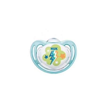 Suzete - Suzetă ortodontică din silicon Nuk Freestyle 736208-2, Albastru