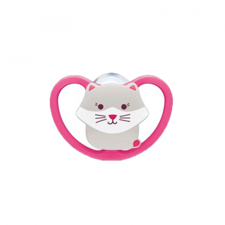 Suzete - Suzeta ortodontica din silicon Nuk Space 736385, Fucsia