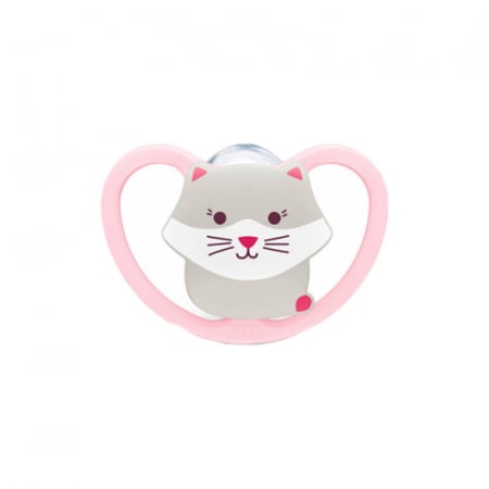 Suzete - Suzeta ortodontica din silicon Nuk Space 730331, Roz