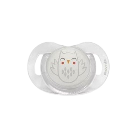Suzete - Suzeta ortodontica din silicon, SX Pro Bufnita 079662, Alb