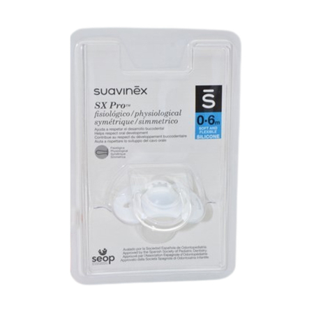 Suzete - Suzeta ortodontica din silicon, SX Pro 1239-0-3, Alb
