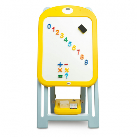 Jucarie tabla educativa cu scaun pentru copii Toyz MJ2103-16, Galben [2]