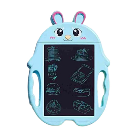 Tableta copii LCD Iepuras, cu buton de stergere, 23 cm RCO WP6011A, Albastru [1]