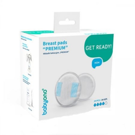 Tampoane pentru san BabyOno Premium 24 bucati 031, Alb [2]