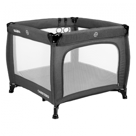 Tarc de joaca - Tarc de joaca pentru copii de joaca 83 x 83 cm Caretero QUADRA 388519, Gri
