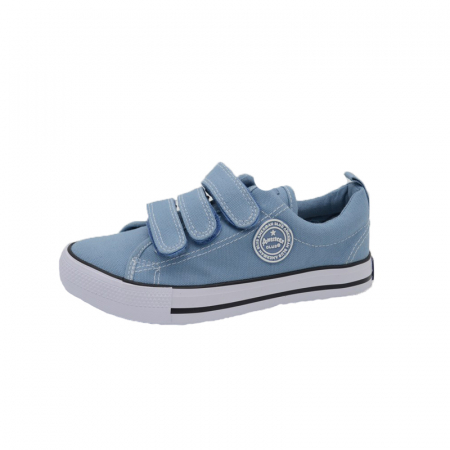 Tenisi baieti - Tenisi din panza pentru baieti American Club LH-18-DSTC-73-32, Albastru