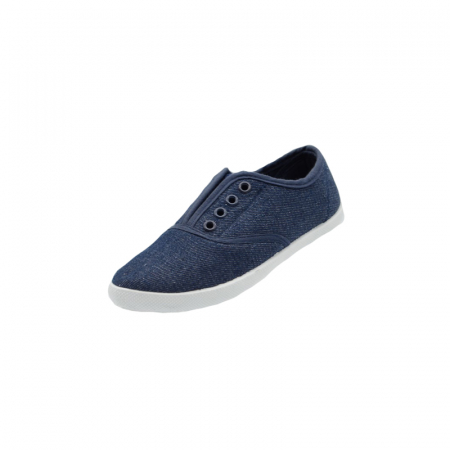 Tenisi baieti - Tenisi din panza pentru baieti Mini Junior DD444B-30, Bleumarin