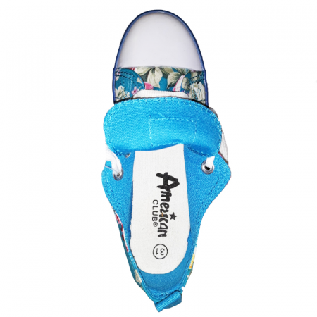 Tenisi din panza pentru fete American Club LH16DSLNABC-A , Verde [2]