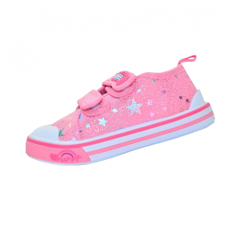 Tenisi fete - Tenisi ortopedici din panza pentru fete, Tom Miki T-10381-E, Roz