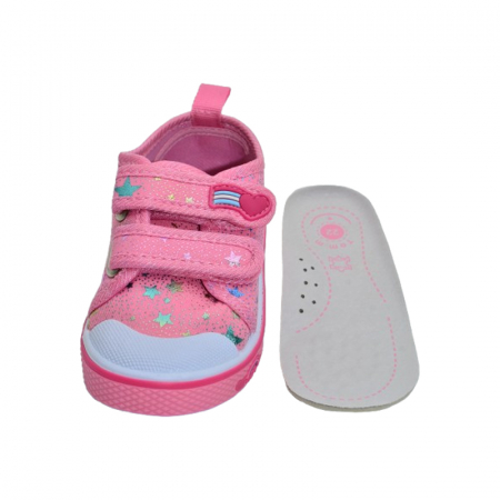 Tenisi ortopedici din panza pentru fete, Tom Miki T-10381-E, Roz [3]