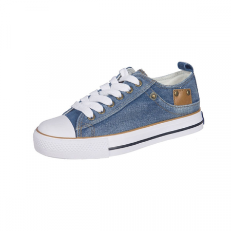 Tenisi fete - Tenisi pentru copii American Club 455/17B-32, Bleumarin