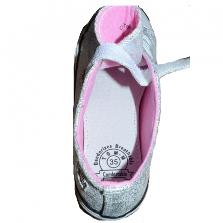Tenisi pentru fete Tom Miki C-T55-83-B-AR-32, Argintiu [3]