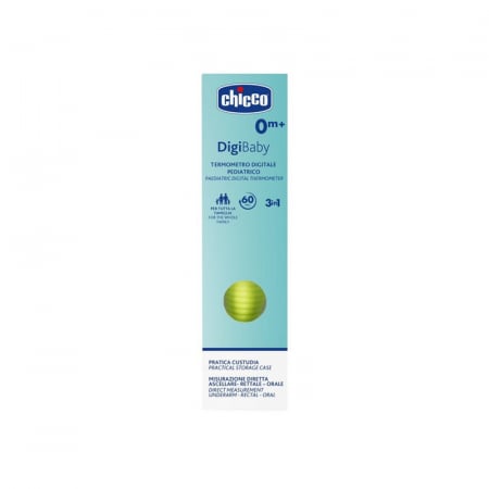 Termometru Digital Baby, pentru copii, Chicco 217109, Verde [1]