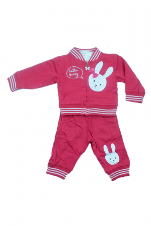Trening - Trening pentru fete Vitamins TR-1526F-86-92-cm, Fucsia