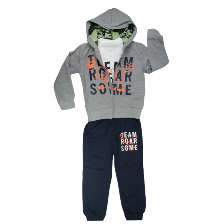 Trening - Trening 3 piese pentru baieti Happy House HB-8890M, Multicolor