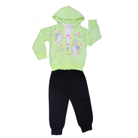 Trening - Trening 3 piese pentru fete Happy House HH548ML, Multicolor