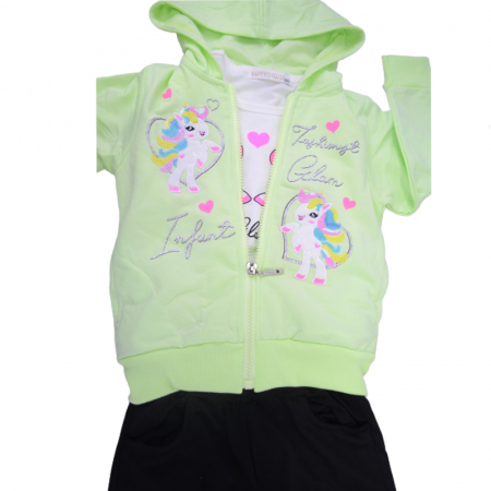 Trening 3 piese pentru fete Happy House HH548ML, Multicolor [3]