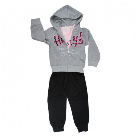 Trening - Trening 3 piese pentru fete Happy House HH550M, Multicolor