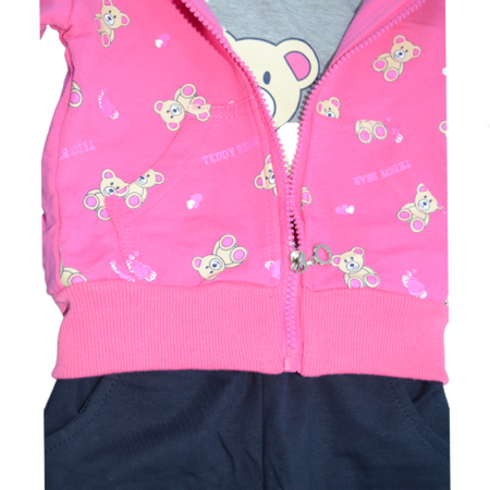 Trening 3 piese pentru fete Happy House WB-3024M, Multicolor [3]
