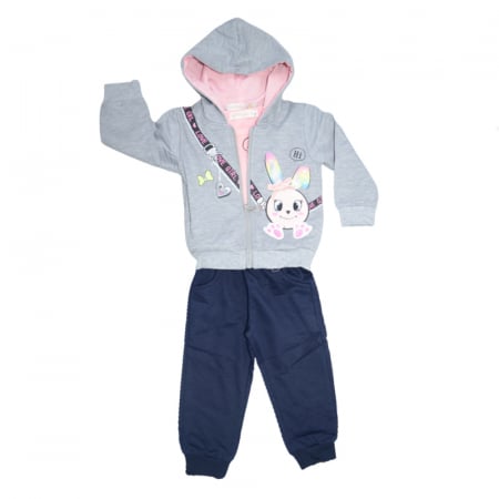 Trening - Trening 3 piese pentru fete Happy House HH546, Multicolor