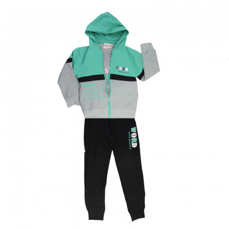 Trening - Trening 3 piese pentru fete Happy House WB-3030MLT, Multicolor